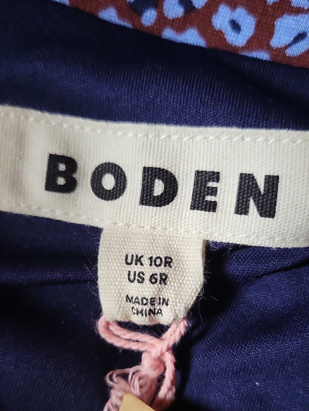 NWT Boden Women's Hotched Ponte Paisley Dress 6 - Picture 10 of 10